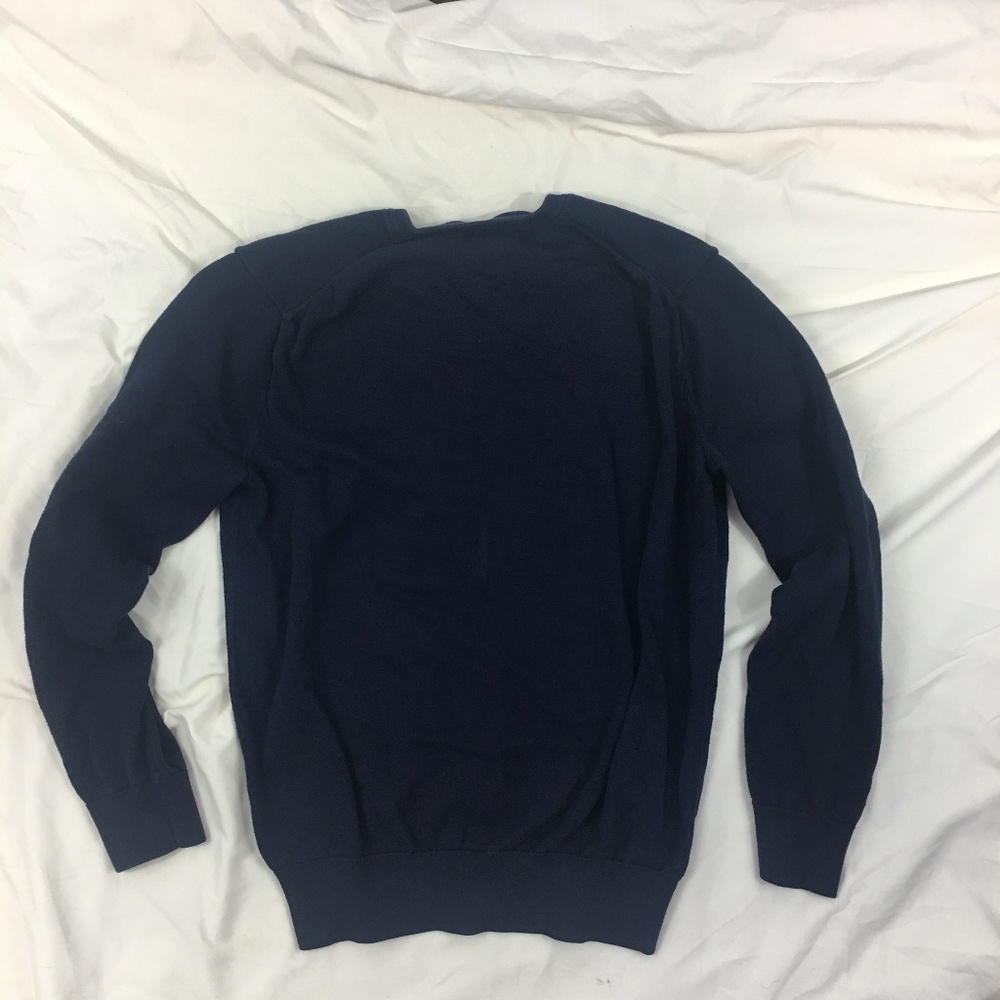 Small polo V-neck sweater - Picture 3 of 6